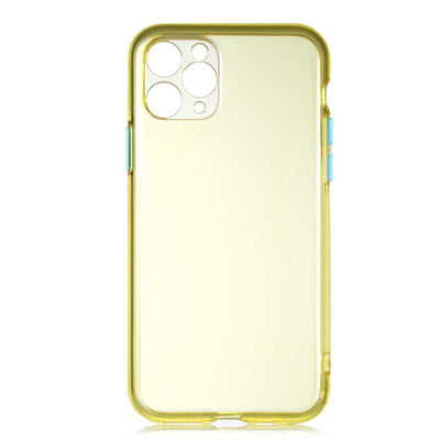 Apple iPhone 11 Pro Max Kılıf Zore Bistro Kapak Sarı