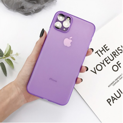 Apple iPhone 11 Pro Max Kılıf Zore Eko PP Kapak Mor