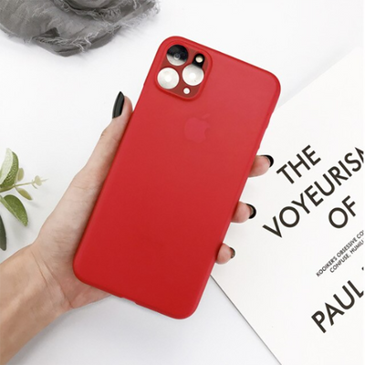 Apple iPhone 11 Pro Max Kılıf Zore Eko PP Kapak Kırmızı