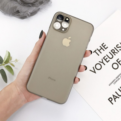 Apple iPhone 11 Pro Max Kılıf Zore Eko PP Kapak Füme