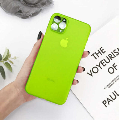 Apple iPhone 11 Pro Max Kılıf Zore Eko PP Kapak Sarı