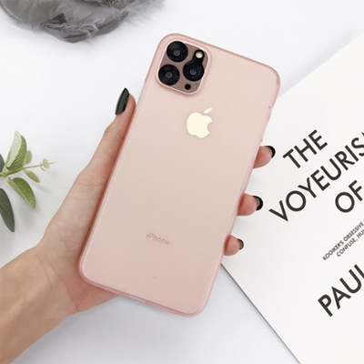 Apple iPhone 11 Pro Max Kılıf Zore Eko PP Kapak Rose Gold