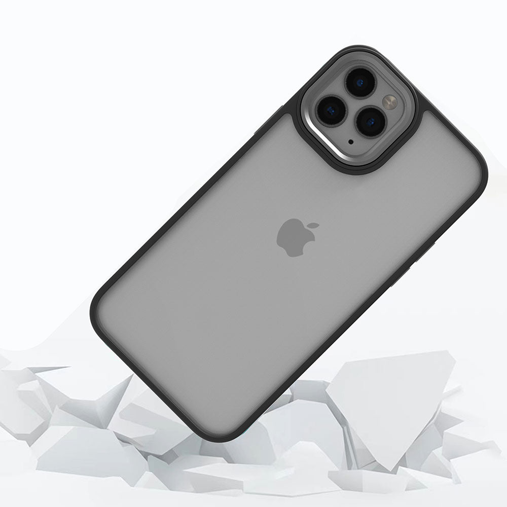 Apple iPhone 11 Pro Max Kılıf Zore Flora Kapak Siyah
