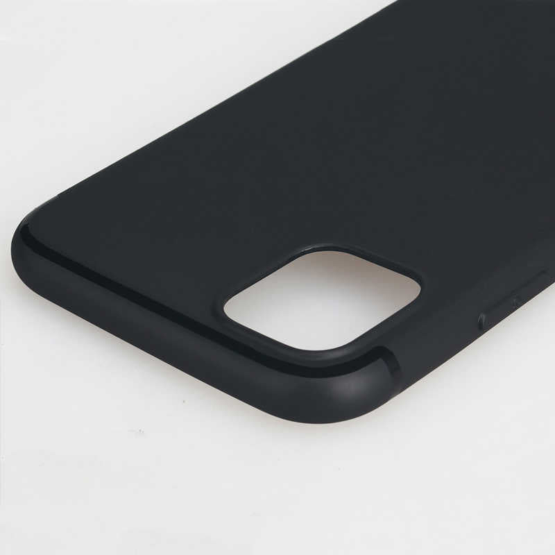 Apple iPhone 11 Pro Max Kılıf Zore İmax Silikon Siyah