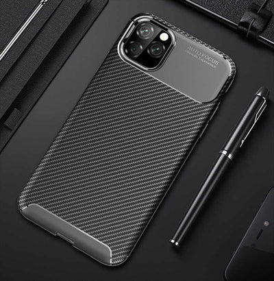 Apple iPhone 11 Pro Max Kılıf Zore Negro Silikon Kapak Siyah