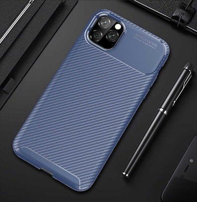 Apple iPhone 11 Pro Max Kılıf Zore Negro Silikon Kapak Lacivert