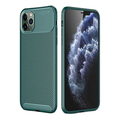 Apple iPhone 11 Pro Max Kılıf Zore Negro Silikon Kapak Yeşil