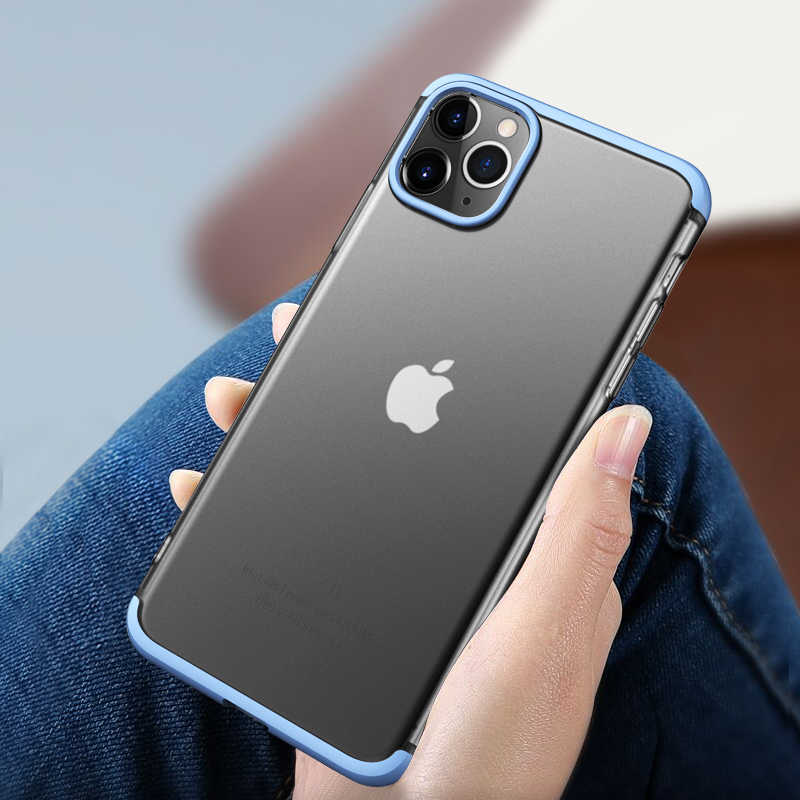 Apple iPhone 11 Pro Max Kılıf Zore Nili Kapak Mavi