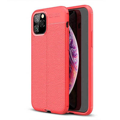Apple iPhone 11 Pro Max Kılıf Zore Niss Silikon Kapak Kırmızı