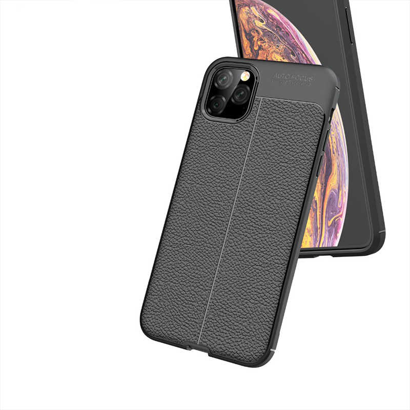 Apple iPhone 11 Pro Max Kılıf Zore Niss Silikon Kapak Siyah