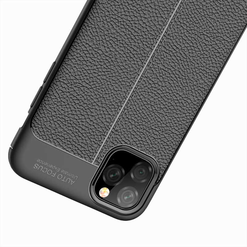 Apple iPhone 11 Pro Max Kılıf Zore Niss Silikon Kapak Siyah