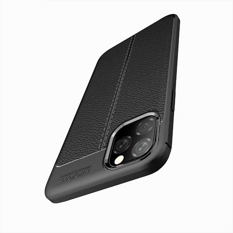 Apple iPhone 11 Pro Max Kılıf Zore Niss Silikon Kapak Siyah