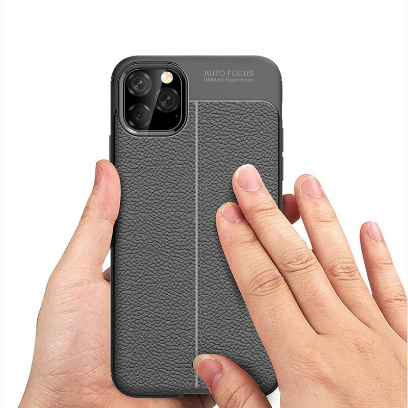 Apple iPhone 11 Pro Max Kılıf Zore Niss Silikon Kapak Siyah