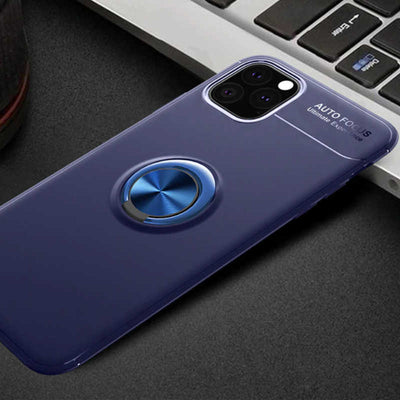 Apple iPhone 11 Pro Max Kılıf Zore Ravel Silikon Kapak Mavi