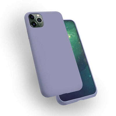 Apple iPhone 11 Pro Max Kılıf Zore Silk Silikon Lacivert