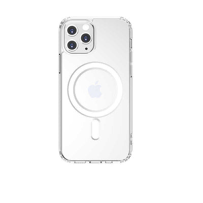 Apple iPhone 11 Pro Max Kılıf Zore Tacsafe Wireless Kapak Renksiz