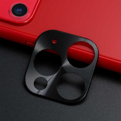Apple iPhone 11 Pro Max Zore Metal Kamera Koruyucu Siyah