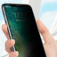 Apple iPhone 11 Pro Max Zore Anti-Dust Mat Privacy Temperli Ekran Koruyucu Siyah