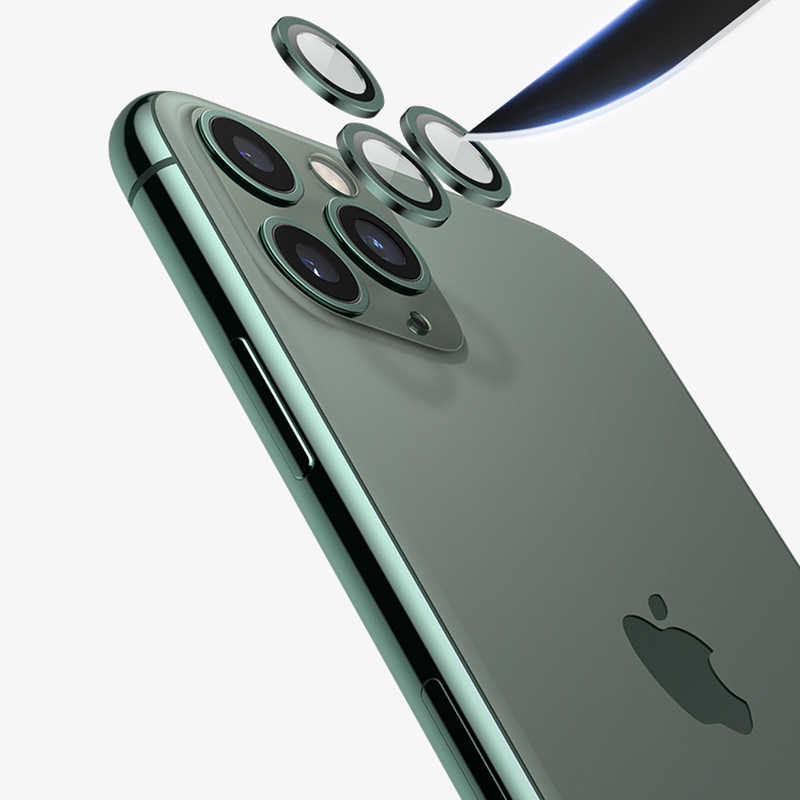 Apple iPhone 11 Pro Max Zore CL-02 Kamera Lens Koruyucu Gold