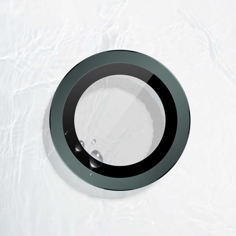 Apple iPhone 11 Pro Max Zore CL-02 Kamera Lens Koruyucu Koyu Yeşil