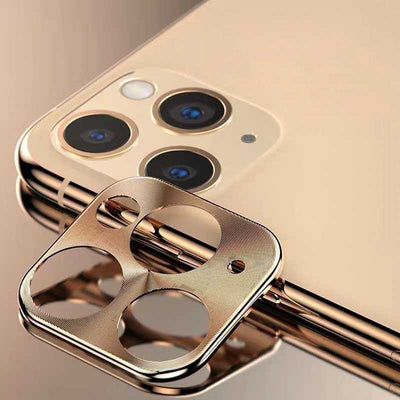 Apple iPhone 11 Pro Zore Metal Kamera Koruyucu Mavi