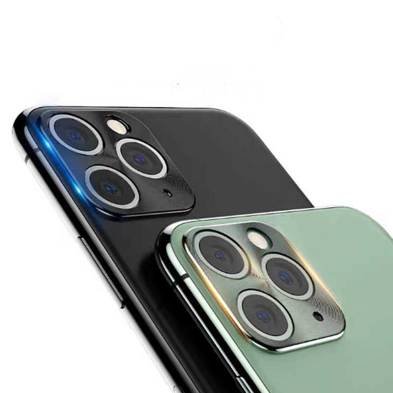 Apple iPhone 11 Pro Zore Metal Kamera Koruyucu Gold