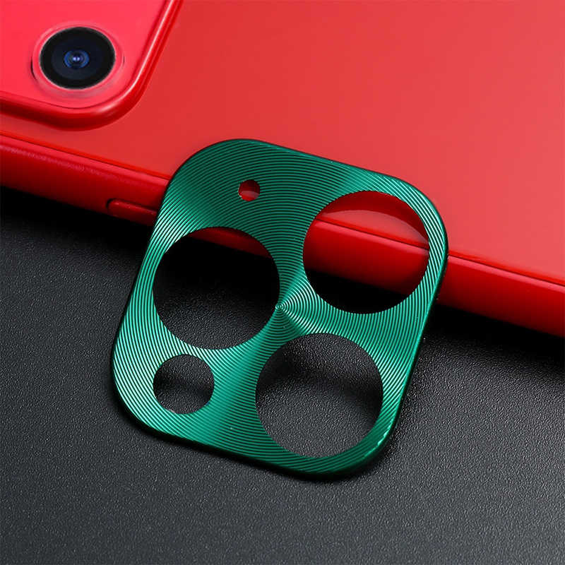Apple iPhone 11 Pro Zore Metal Kamera Koruyucu Yeşil