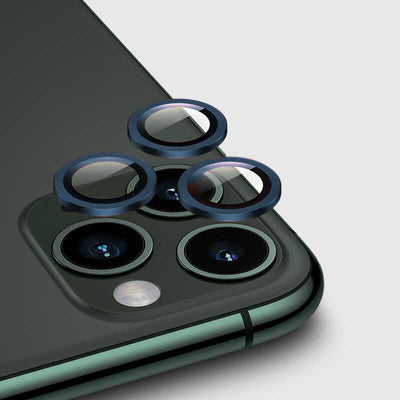 Apple iPhone 11 Pro Zore CL-02 Kamera Lens Koruyucu Lacivert