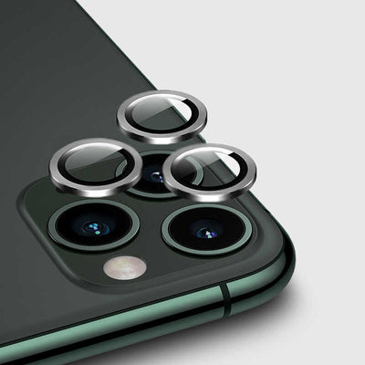 Apple iPhone 11 Pro Zore CL-02 Kamera Lens Koruyucu Gümüş