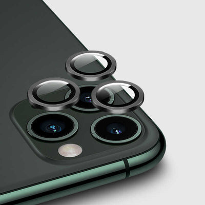 Apple iPhone 11 Pro Zore CL-02 Kamera Lens Koruyucu Gri