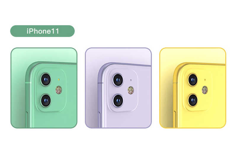 Apple iPhone 11 Zore CL-02 Kamera Lens Koruyucu Turuncu