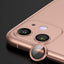Apple iPhone 11 Zore CL-07 Kamera Lens Koruyucu Rose Gold
