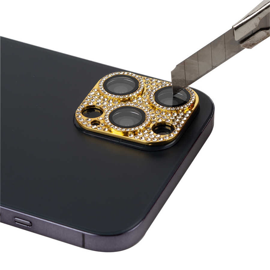 Apple iPhone 11 Zore CL-08 Kamera Lens Koruyucu Siyah