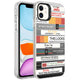 Apple iPhone 12 Kılıf Desenli Zore Silver Sert Kapak Mottolar
