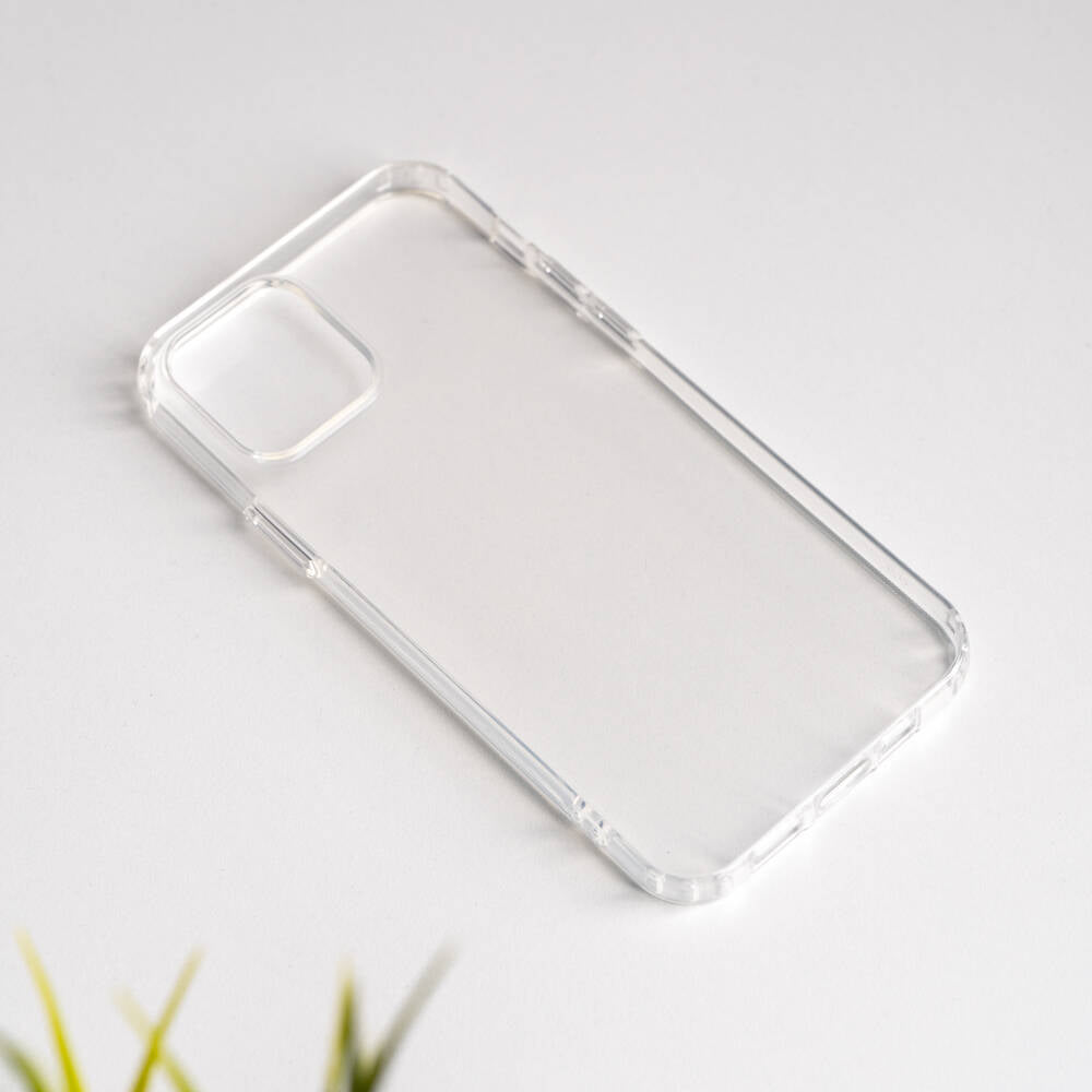 Apple iPhone 12 Kılıf Zore 2mm Anti Shock Silikon Renksiz