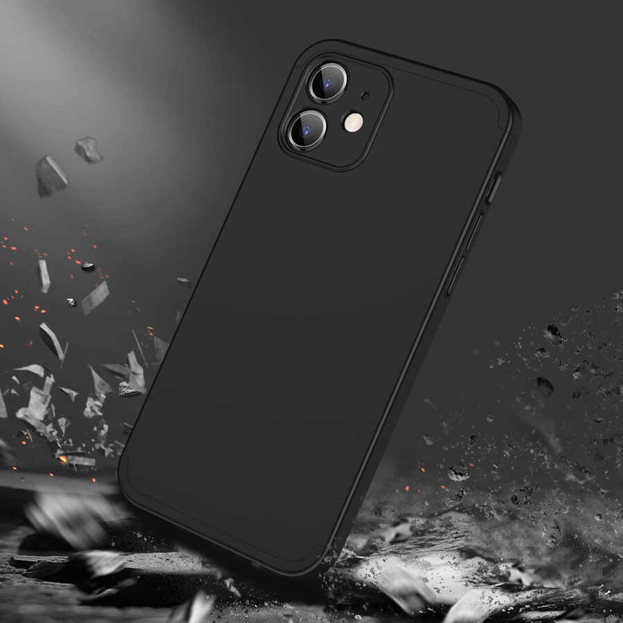 Apple iPhone 12 Kılıf Zore Ays Kapak Mavi