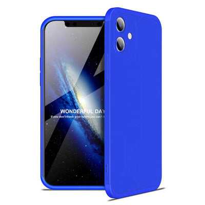 Apple iPhone 12 Kılıf Zore Ays Kapak Mavi