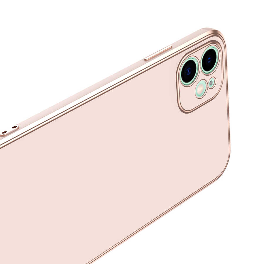 Apple iPhone 12 Kılıf Zore Bark Kapak Lila