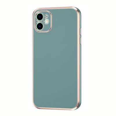 Apple iPhone 12 Kılıf Zore Bark Kapak Petrol Yeşil