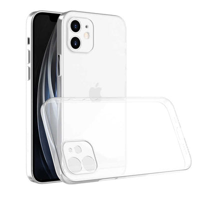 Apple iPhone 12 Kılıf Zore Blok Kapak Renksiz