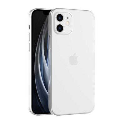 Apple iPhone 12 Kılıf Zore Blok Kapak Renksiz
