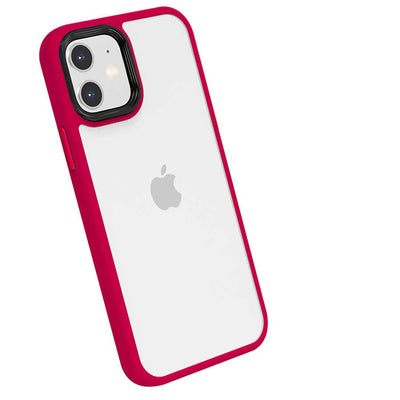 Apple iPhone 12 Kılıf Zore Cann Kapak Kırmızı