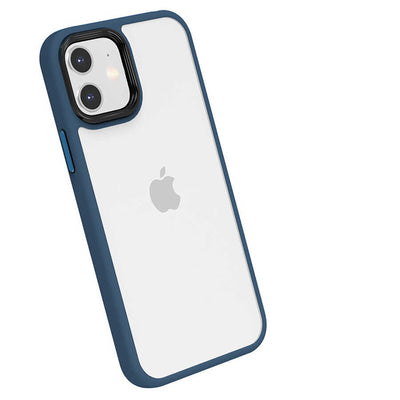 Apple iPhone 12 Kılıf Zore Cann Kapak Mavi