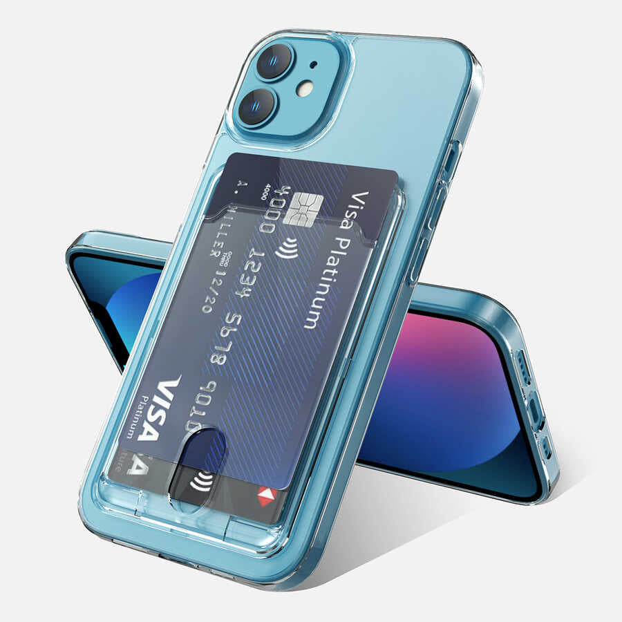 Apple iPhone 12 Kılıf Zore Ensa Kapak Renksiz