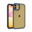 Apple iPhone 12 Kılıf Zore Flora Kapak Mavi