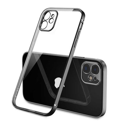Apple iPhone 12 Kılıf Zore Gbox Kapak Siyah