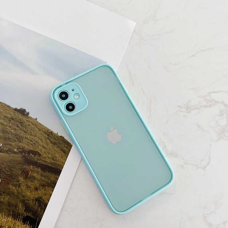 Apple iPhone 12 Kılıf Zore Hux Kapak Kırmızı
