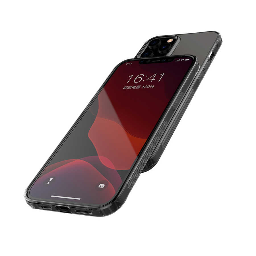 Apple iPhone 12 Kılıf Zore İmax Silikon Renksiz