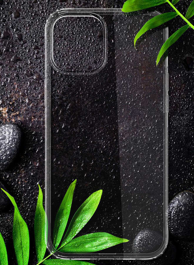 Apple iPhone 12 Kılıf Zore İmax Silikon Renksiz