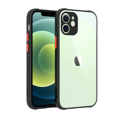 Apple iPhone 12 Kılıf Zore Kaff Kapak Siyah